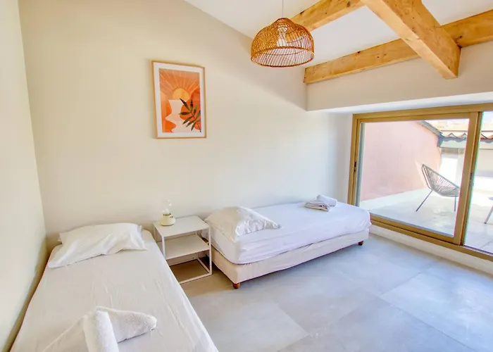 Duplex Vieil 3 Parking Avec Vue Wifi - Limestay Daire Antibes